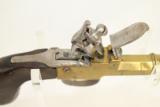  Antique EURO-style Flintlock Cannon Barrel Pistol - 4 of 10
