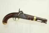  Antique ASTON Model 1842 Percussion DRAGOON Pistol - 1 of 15