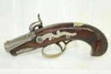  c. 1850 Andrew WURFFLEIN Antique DERINGER Pistol - 5 of 8