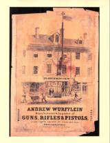  c. 1850 Andrew WURFFLEIN Antique DERINGER Pistol - 8 of 8