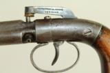  RARE Hand-Turn 3 Shot MANHATTAN Pepperbox Revolver - 3 of 6