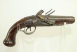  Antique EUROPEAN Double Barrel Flintlock Pistol - 2 of 12