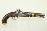  Antique ASTON Model 1842 Percussion DRAGOON Pistol - 1 of 13
