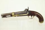  Antique ASTON Model 1842 Percussion DRAGOON Pistol - 9 of 13