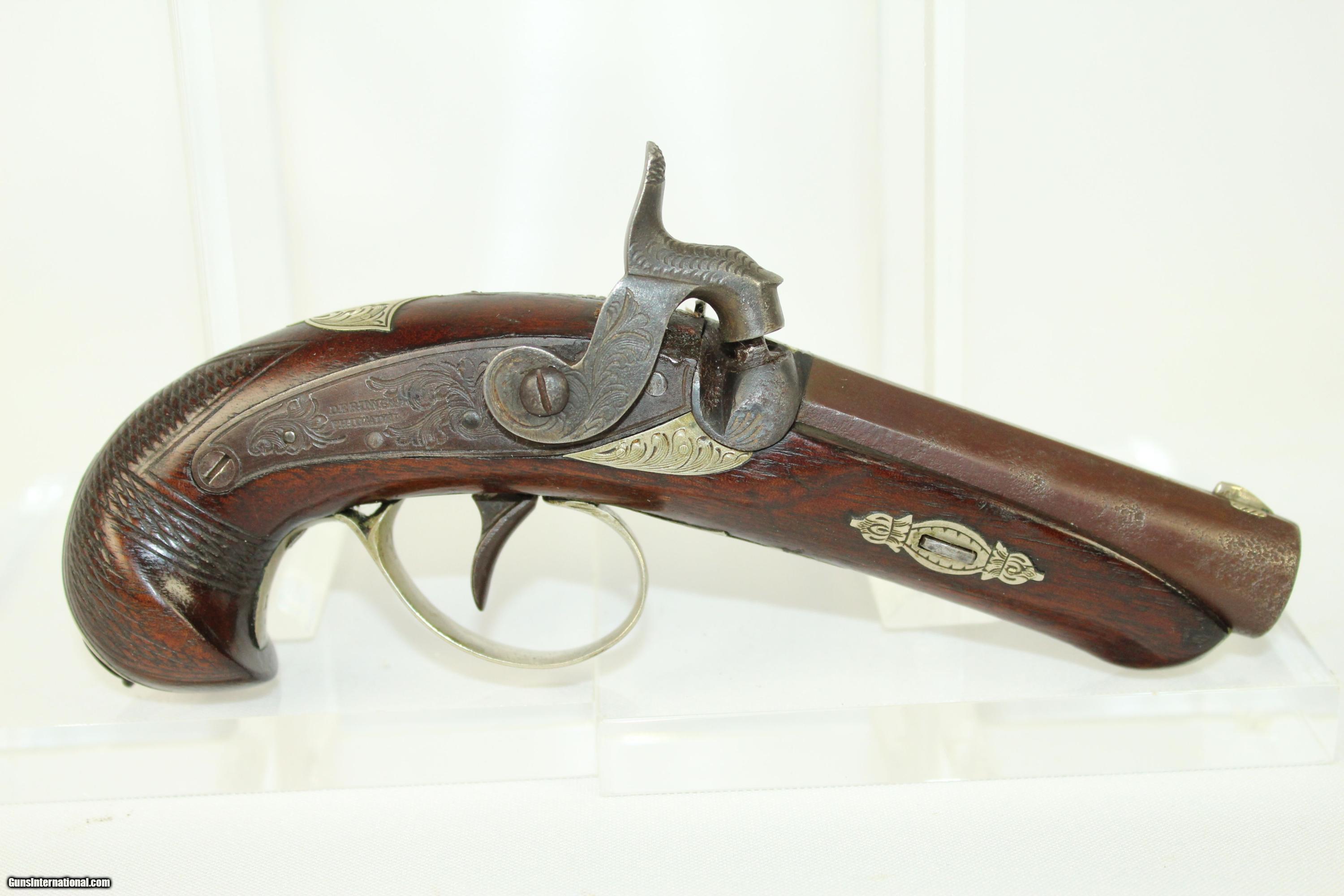 ORIGINAL 1850s CCW Antique Henry DERINGER Pistol