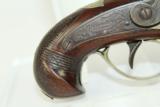  ORIGINAL 1850s CCW Antique Henry DERINGER Pistol - 3 of 14