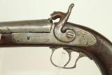  Fascinating I. Hollis & Sons Percussion Pistol - 2 of 9