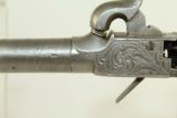  c1840 Belgian Antique Boot Pistol w Threaded Barrel - 4 of 4