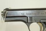  LATE WWII NAZI German fnh CZ vz. 27 Pistol .32 ACP - 4 of 14