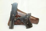  WWI UNIT Marked GERMAN Dreyse Pistol & Holster - 9 of 18