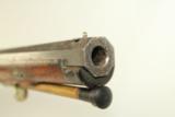  MAKER Marked GERMAN Antique Percussion Long Rifle - 14 of 24