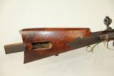  MAKER Marked GERMAN Antique Percussion Long Rifle - 4 of 24