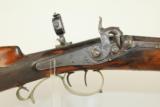  MAKER Marked GERMAN Antique Percussion Long Rifle - 2 of 24