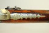  MAKER Marked GERMAN Antique Percussion Long Rifle - 16 of 24