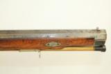  MAKER Marked GERMAN Antique Percussion Long Rifle - 13 of 24
