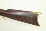  Antique “D. HUDSON” Marked Half Stock Plains Rifle - 10 of 13