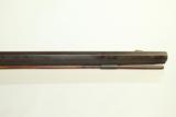  Antique MAKER Marked Half Stock Plains Rifle - 5 of 11