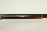  Antique MAKER Marked Half Stock Plains Rifle - 4 of 11