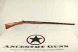 Left-Handed Antique American Long Rifle Marked JMS - 7 of 11