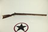  Nice Antique MAKER MARKED Half Stock Plains Rifle - 2 of 11