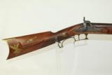  “E. HOWE” Marked & Decorated Half-Stock Long Rifle - 1 of 15