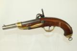  FRENCH Antique CHARLEVILLE Model 1822 Pistol - 9 of 12