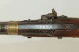  Engraved Colonial Style Percussion Pistol - 5 of 10