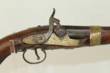  Engraved Colonial Style Percussion Pistol - 2 of 10