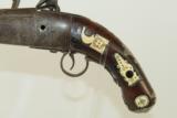  Engraved Colonial Style Flintlock Pistol - 9 of 11