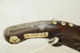  Engraved Colonial Style Flintlock Pistol - 6 of 11
