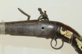  Engraved Colonial Style Flintlock Pistol - 10 of 11