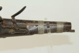  Engraved Colonial Style Flintlock Pistol - 4 of 11