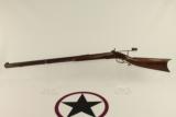  Nice Antique MAKER MARKED Half Stock Plains Rifle - 9 of 13