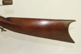  Nice Antique MAKER MARKED Half Stock Plains Rifle - 11 of 13