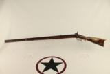  Nice Antique MAKER MARKED Half Stock Plains Rifle - 9 of 14