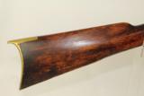  Nice Antique MAKER MARKED Half Stock Plains Rifle - 4 of 14