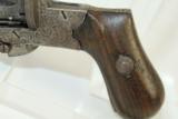  BELGIAN Antique Meyers PEPPERBOX Pinfire Revolver - 12 of 12