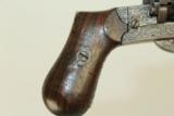  BELGIAN Antique Meyers PEPPERBOX Pinfire Revolver - 6 of 12