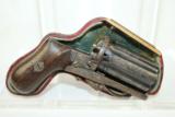  BELGIAN Antique Meyers PEPPERBOX Pinfire Revolver - 1 of 12