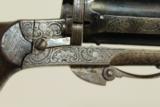  BELGIAN Antique Meyers PEPPERBOX Pinfire Revolver - 5 of 12