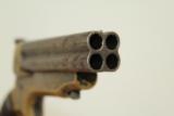 NICE Antique SHARPS .30 4-SHOT Pepperbox Pistol - 2 of 12