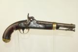  Antique ASTON Model 1842 Percussion DRAGOON Pistol - 1 of 12