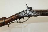  BEAUTIFULLY ORNATE Antique Half Stock PLAINS Rifle - 4 of 16