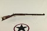  Antique “R. MOORE” Marked Half Stock Plains Rifle - 1 of 13