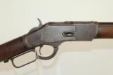  ANTIQUE Winchester 1873 Lever Action Rifle 32 WCF - 2 of 19