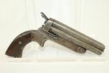  Large EUROPEAN Antique SHARPS PEPPERBOX Pistol - 5 of 5