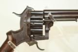  20-SHOT French LEFAUCHEUX 8mm Pinfire Revolver - 2 of 11