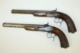  STATELY Cased & Engraved Matched DUELING PISTOLS - 16 of 16