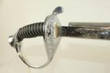  Etched UNITED STATES MARINES Reproduction Sword - 1 of 5