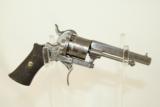  ENGRAVED Antique BELGIAN Pinfire Revolver
- 2 of 19